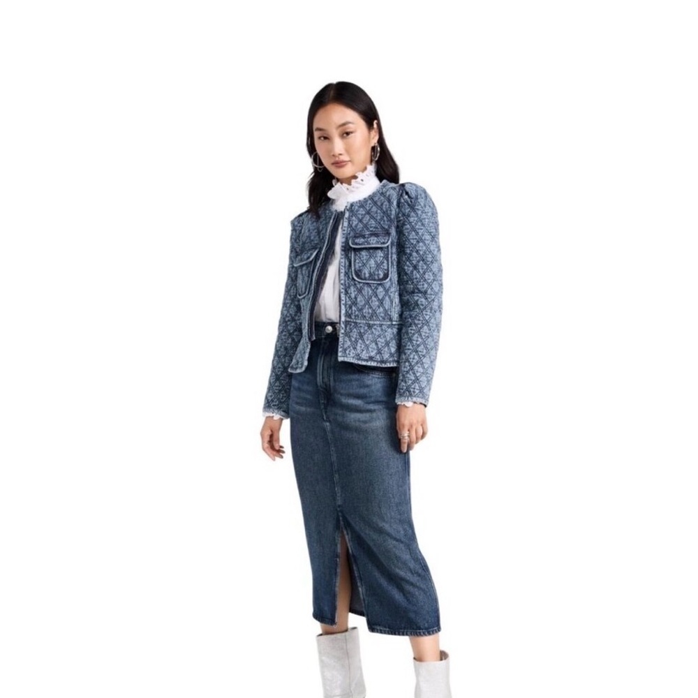 Isabel Marant Denim Quilted Jean Jacket - Picture 9 of 10